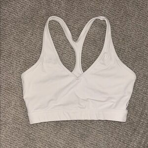 Varley White Sports Bra